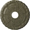 Ekena Millwork Kendall Train Station Medallion (Canopies up to 3 7/8"), 18 1/2"OD x 3 7/8"ID x 1"P, Painted Turtle CM18KDPTF - alternate 1